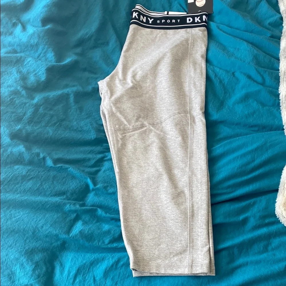 Tampa Bay Rays DKNY Kids High Waist Gray Leggings Size XL NWT